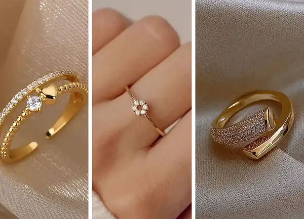عکس انگشتر حلقه طلا