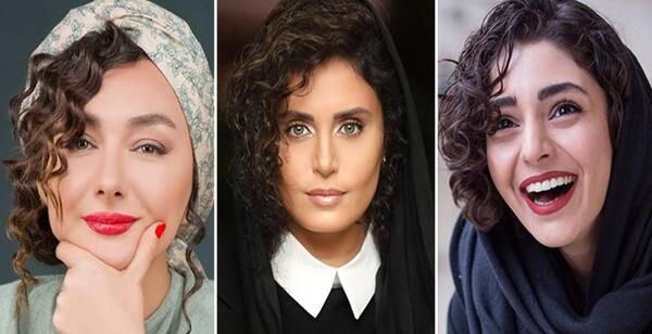 عکس دختر مو فرفری چشم آبی