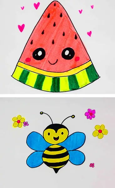 عکس نقاشی باحال آسان