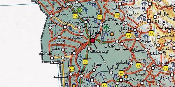 عکس واضح نقشه ی ایران