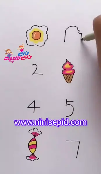 عکس نقاشی فانتزی خوراکی ساده