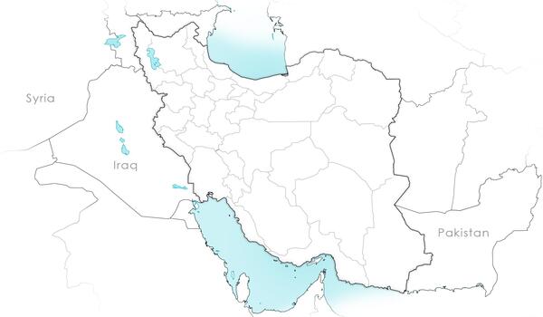 عکس نقشه ایران با استان هاش