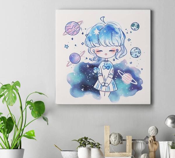 عکس نقاشی فانتزی روی بوم پینترست