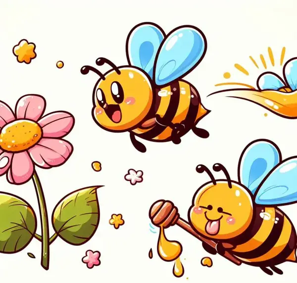 عکس نقاشی فانتزی زنبورعسل