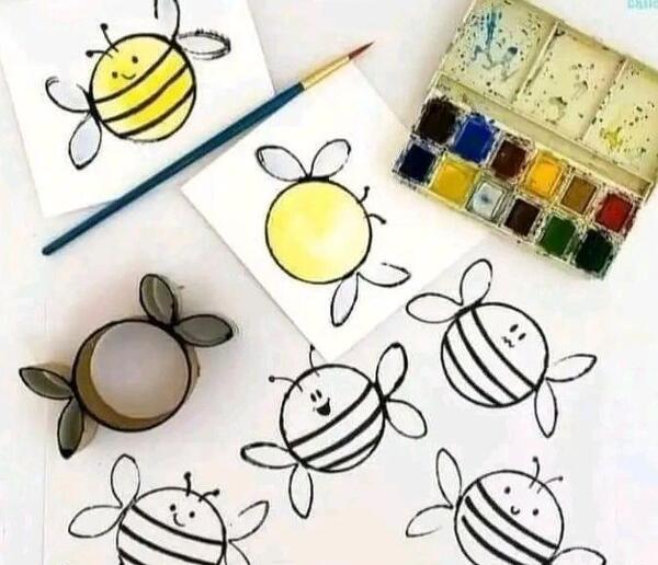 عکس نقاشی فانتزی زنبوری