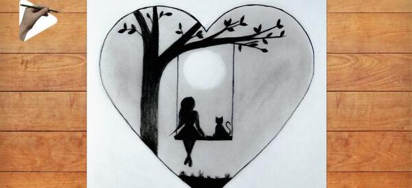 عکس نقآشی فانتزی طراحی ساده