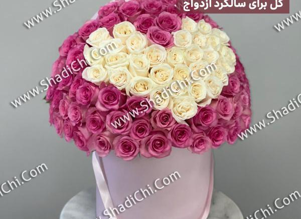 عکس باکس گل برای سالگرد ازدواج