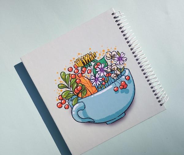 عکس نقاشی فانتزی گلدان