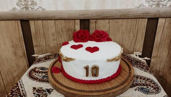 عکس کیک تولد سالگرد ازدواج