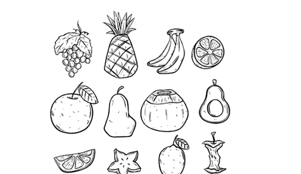 عکس نقاشی های فانتزی میوه