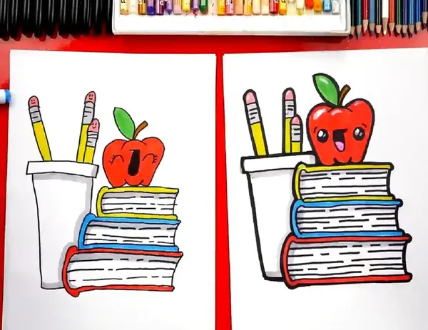 عکس نقاشی فانتزی برای مدرسه