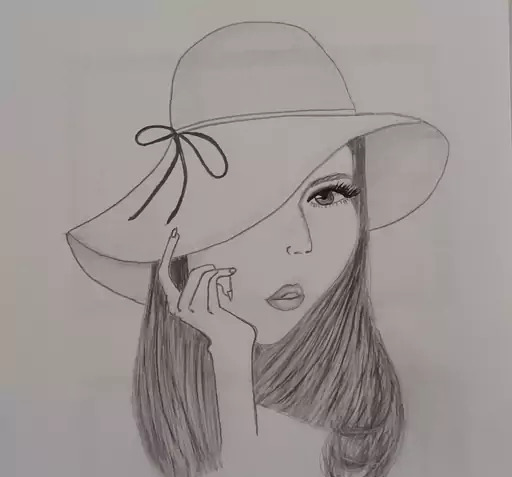 عکس نقاشی فانتزی مداد سیاه
