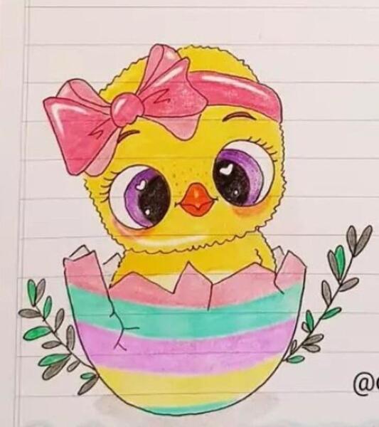 عکس نقاشی فانتزی بامزه و آسان