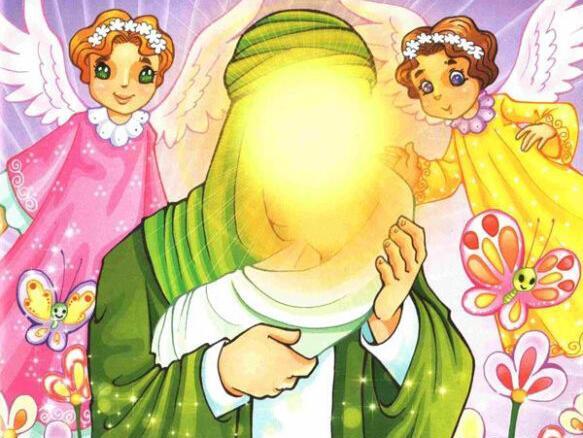 عکس نقاشی کودکانه امام حسین ساده