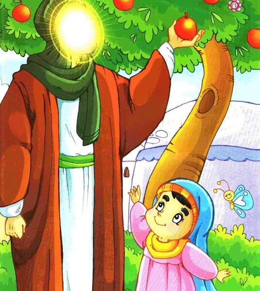 عکس نقاشی کودکانه امام حسین و یزید