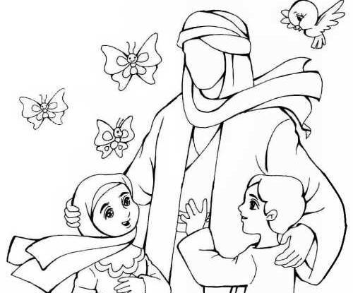 عکس نقاشی کودکانه امام زمان عجل الله