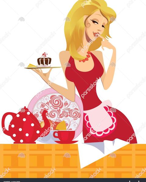 عکس شیرینی فروشی کارتونی