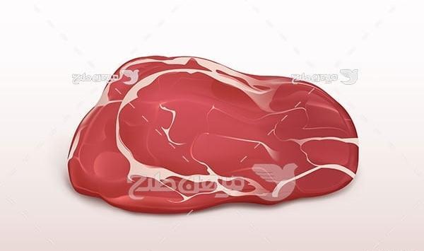 عکس گوشت گاو کارتونی