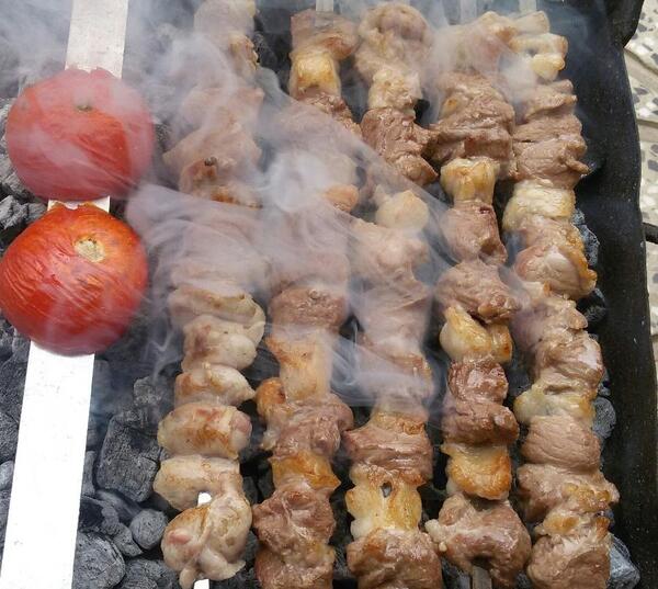 عکس گوشت گاو کبابی