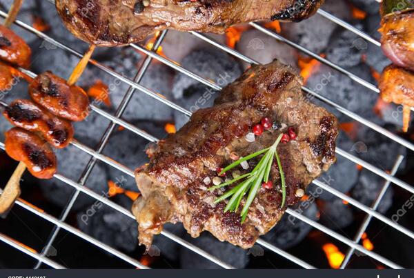 عکس گوشت گاو کبابی