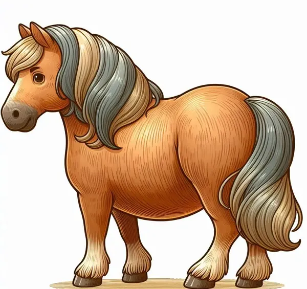 عکس اسب زیبا برای نقاشی