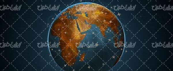 عکس تصاویر نقشه کره زمین
