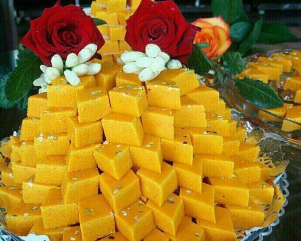عکس شیرینی لوز پسته
