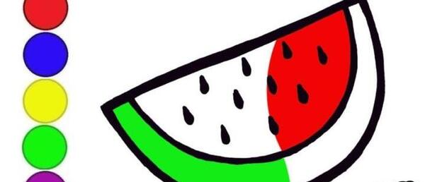 عکس نقاشی کودکانه انار یلدایی