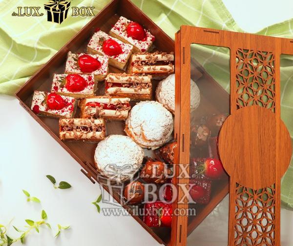 عکس جعبه شیرینی خامه ای
