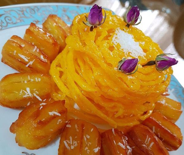 عکس شیرینی بامیه خانگی
