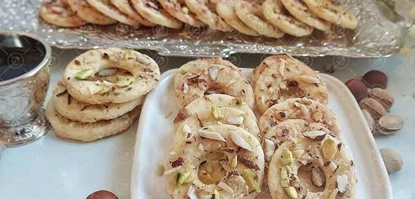 عکس شیرینی رینگ آجیلی