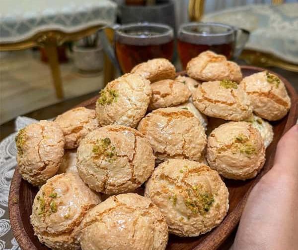 عکس شیرینی نارگیلی خانگی