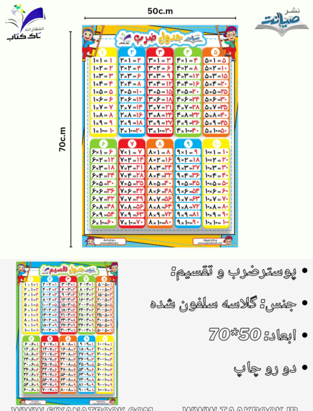 سوم عکس شعر جدول ضرب