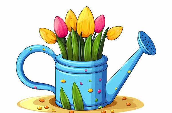 عکس نقاشی کودکانه آبپاش
