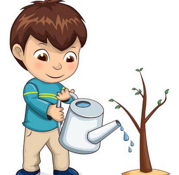 عکس نقاشی کودکانه آبپاش