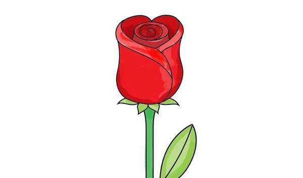 عکس نقاشی کودکانه پروانه روی گل