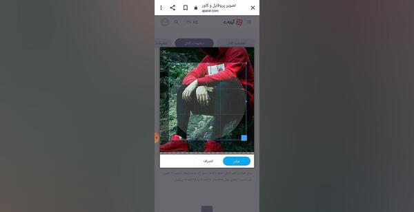 عکس گذاشتن برای پروفایل همستر