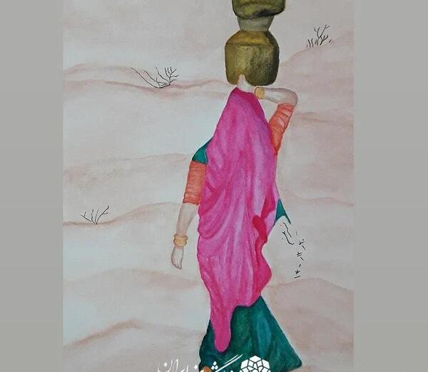 عکس نقاشی کودکانه تابوت