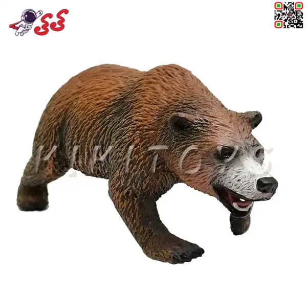 عکس نقاشی کودکانه خرس قهوه ای
