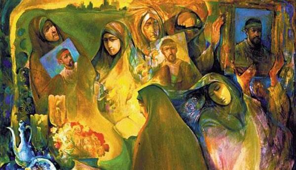 عکس نقاشی کودکانه از دفاع مقدس