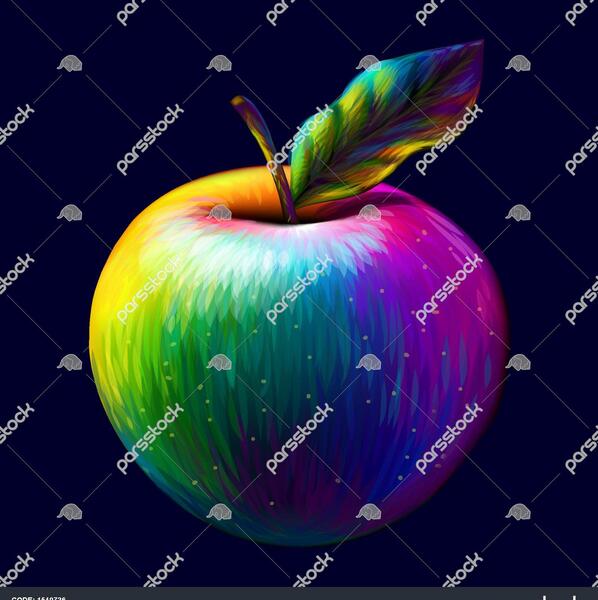عکس تصویر زمینه اپل سیب