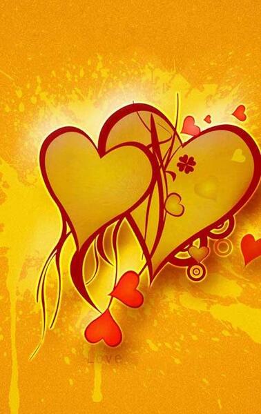عکس تصویر زمینه سه بعدی عاشقانه متحرک