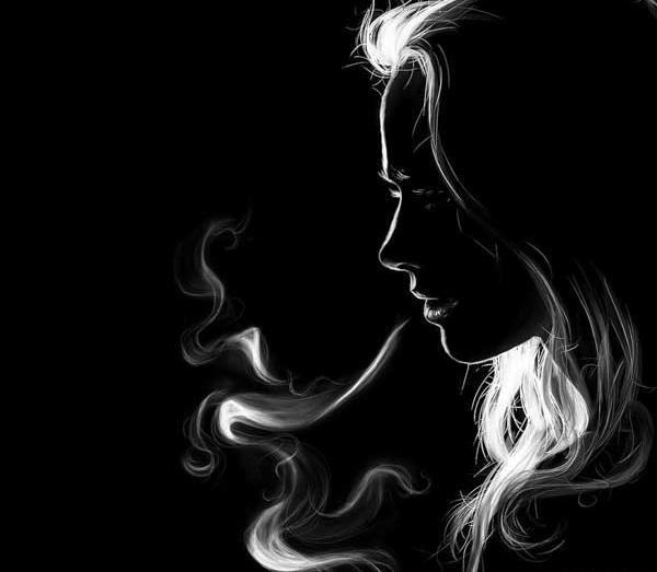 عکس تصویر زمینه شیک دخترانه مشکی