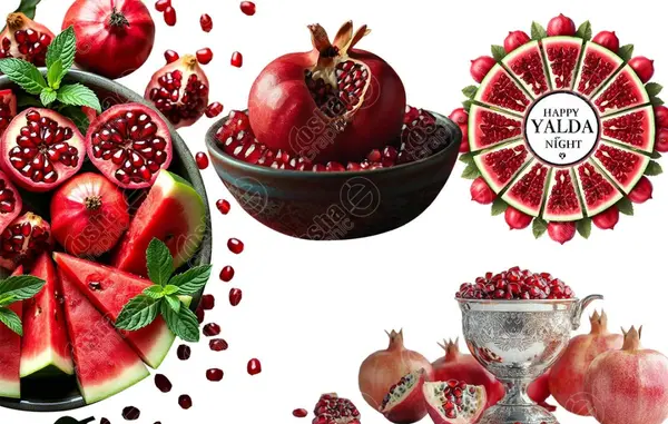 عکس تصویر زمینه شب یلدایی