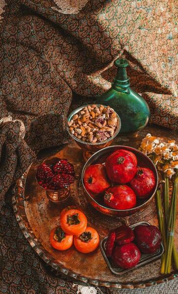 عکس تصویر زمینه شب چله