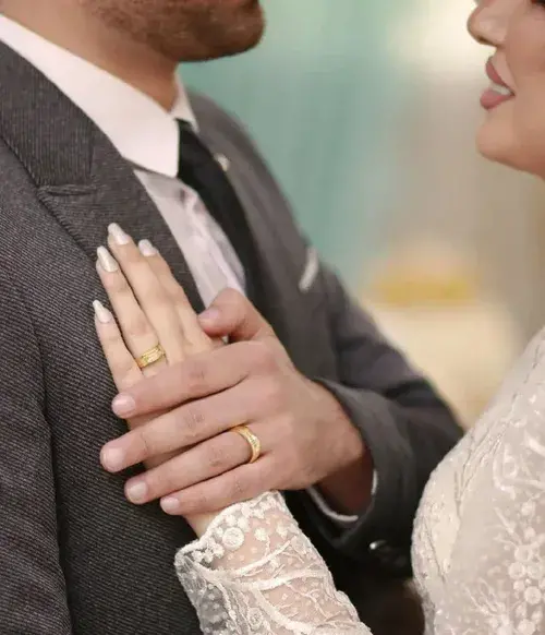 ژست عکس عقد مذهبی