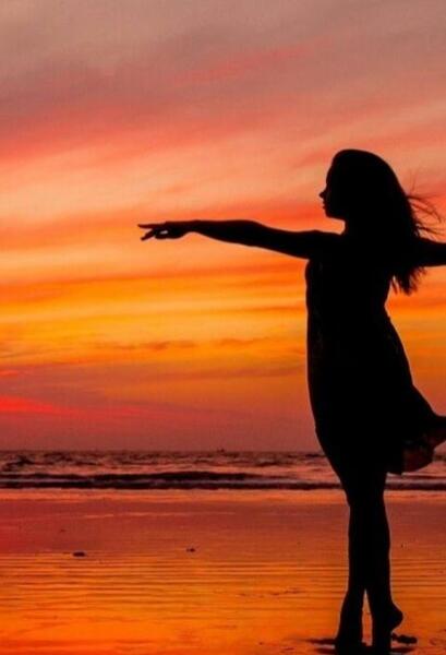 عکس تصویر زمینه غروب عاشقانه