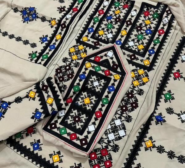 عکس لباس بلوچی جدید تپه ای