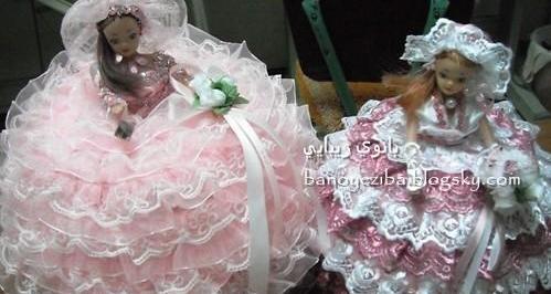 عکس لباس باربی کاغذی