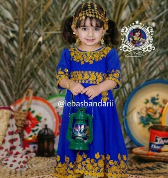 عکس لباس بندری بچه گانه
